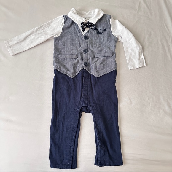 Baby boy One year old outfit onesie - Picture 1 of 3